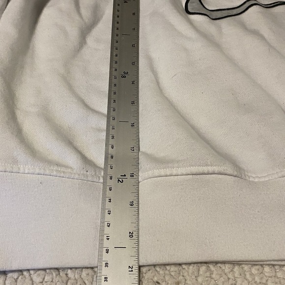 VTG Nike Oversized Cropped Crewneck Sweatshirt XL Swoosh Late 90s Y2K Streetwear - Picture 8 of 10